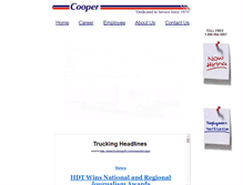 Tablet Screenshot of cooperfreight.com